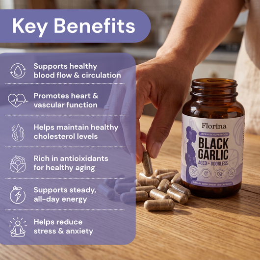 Florina - Odorless Black Garlic Capsules for Mature Women