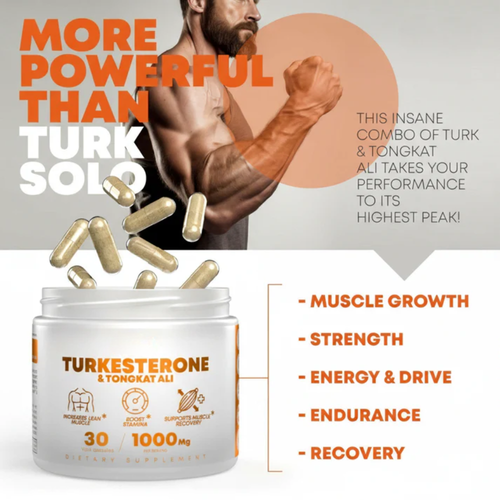 Turkesterone & Tongkat Ali Capsules 1000mg