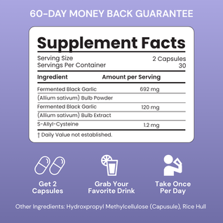 Florina - Odorless Black Garlic Capsules for Mature Women