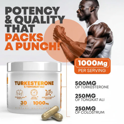 Turkesterone & Tongkat Ali Capsules 1000mg
