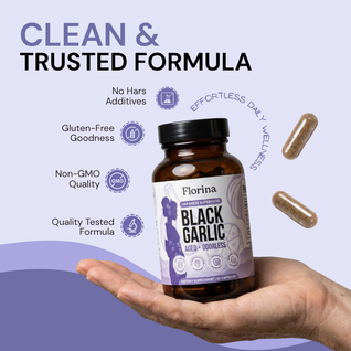 Florina - Odorless Black Garlic Capsules for Mature Women